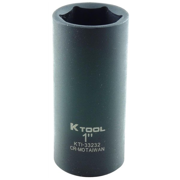 K-Tool International 1/2" Drive Impact Socket black oxide KTI-33232